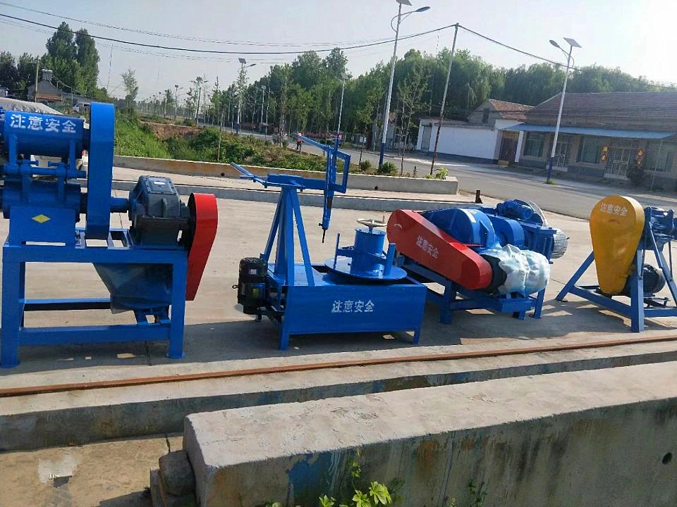 Waste Tire Strip Cutting Machine / Tyre Blocks Cutter