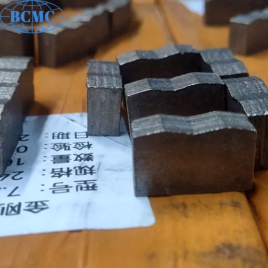 Vulkanische Lava BCMC für das Schneiden von Diamantsegmenten aus Granitstein
