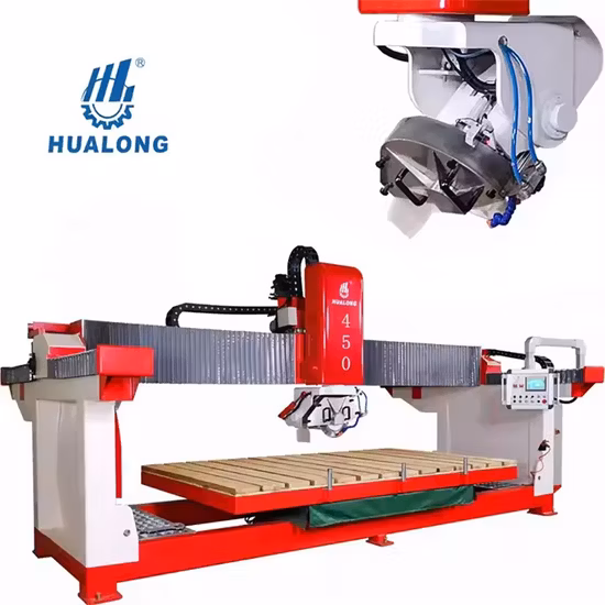 Monatliche Angebote Steinkantenschneidemaschine CNC-Brückensäge Granit-Marmor-Schneidemaschine für die Steinbearbeitung
