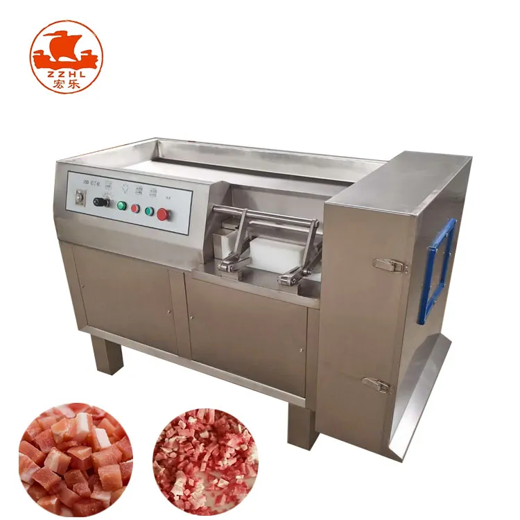 Cutter Frozen Block Dicing Große synthetische Schneidemaschine für Rinderfleischwürfel