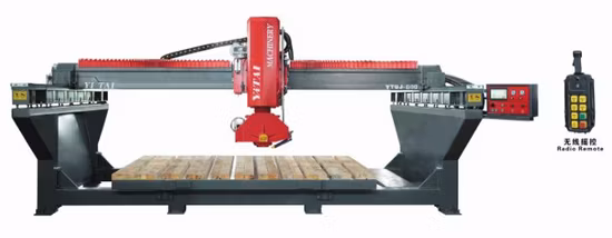 Integrierte 3-Achsen-Stein-Brückensägen-Schneidemaschine zum Schneiden von Marmor- und Granitplatten