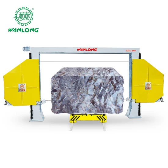 Wanlong Automatische Diamantdrahtsägemaschine Granit-Marmor-Steinmaschinen